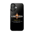 Limitless Cross Phone Case — Philippians 4:13 Christian Slim Case